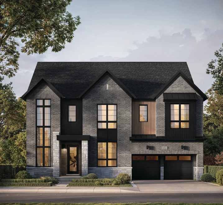 Artist’s rendering of a 57-foot Nottingham Collection detached home at Abacot Hill