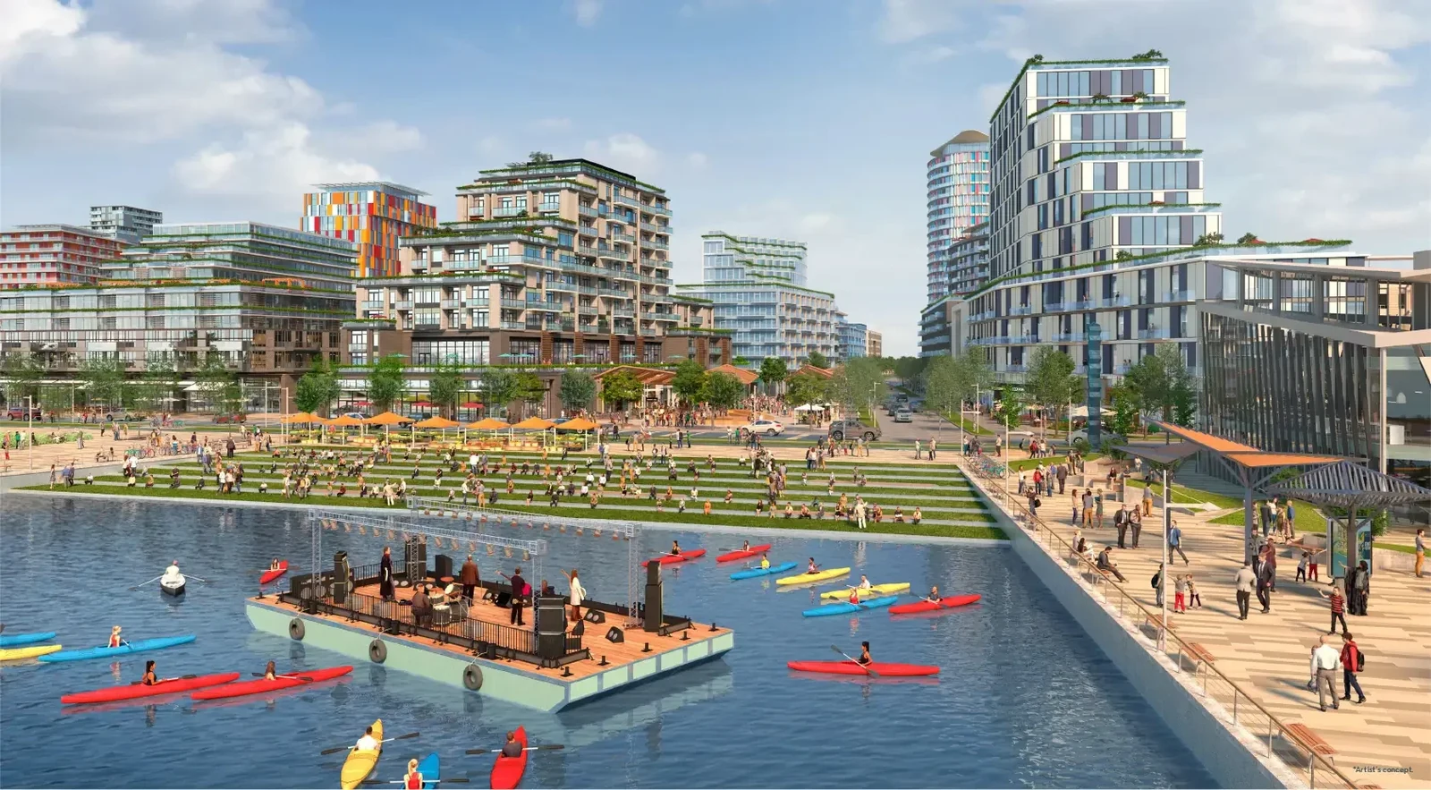 Aquanova at Lakeview Village development rendering