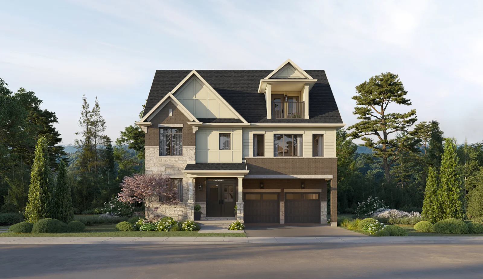 Riverview detached home rendering