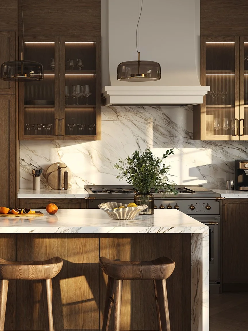 Riverview kitchen rendering
