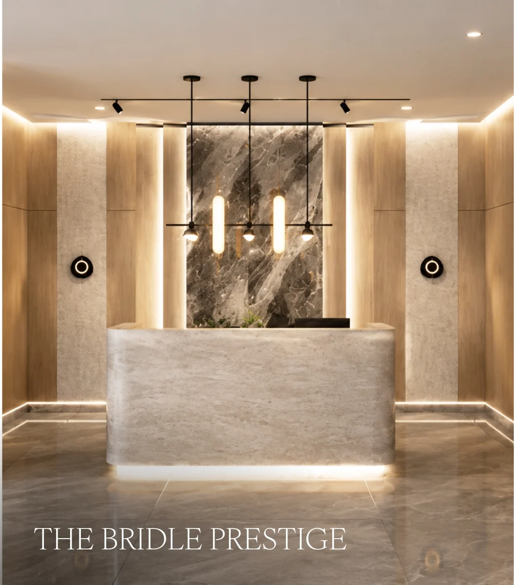 The Bridle Prestige reception lobby rendering