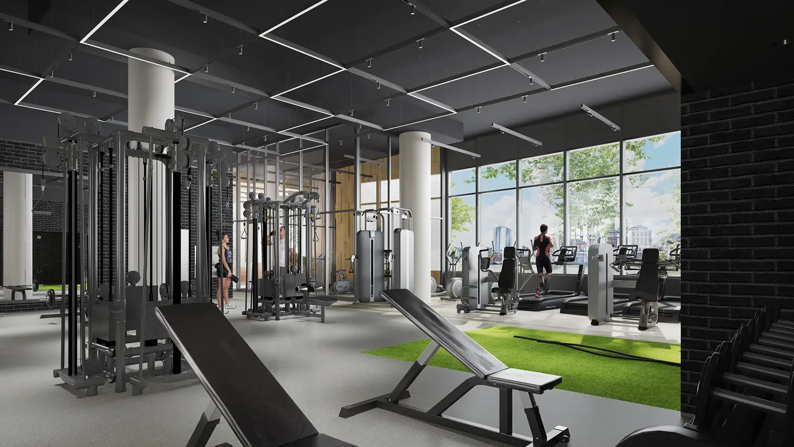 The Rebecca fitness centre rendering